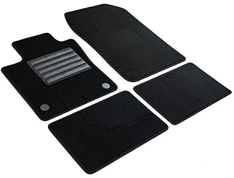 MTM SP-3075 Tapis sur Mesure en Velour pour Renault Twingo II 06.2007>07.2014, black