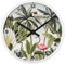 ATMOSPHERA Wanduhr Tropic, Ø 22 cm, schwarz-weiß, Muster:Motiv 1