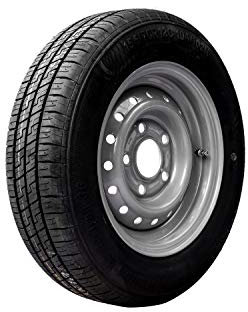 UNITRAILER - Roue Complète Remorque 155/70 R12C - avec Pneu Kenda - Jante en Acier 5x115 - Roue de Secours pour Remorque ou Caravane