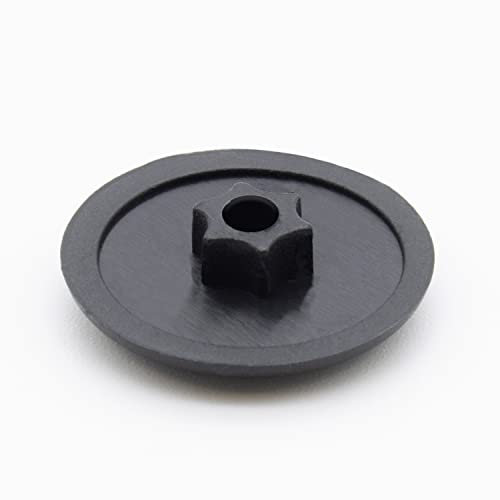 Enkotrade 10 Stück Abdeckkappen für Schrauben Schwarz, Torx T20, 6-Lobe, Zierkappen zum Abdecken mit Kopflochbohrung, einstecken in Kopf Loch, Schraubenkappen