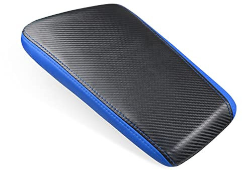 Interni automobilistici Auto Accessori Interni Auto Box Bracciolo della Copertura Sinistra Timone Bracciolo di Controllo Centrale Contenitore Pad per Kia EV6 2022 (Color : Blu)