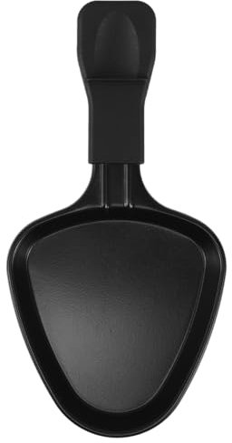 VINTORKY Mini Raclette Grill Pan Nonstick Triangular Cheese Melt Tray Small Indoor Cooking Griddle for Stove Top Baking and Grilling Household Use Spatula