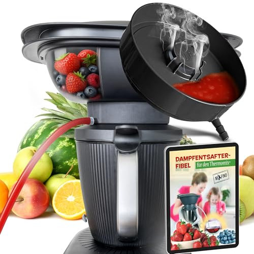 MixFino Extracteur de Jus Vapeur pour Thermomix TM7, Accessoire pour Jus, Gelées et Sirops Maison, Traite de Grandes Quantités de Fruits, Qualité Allemande