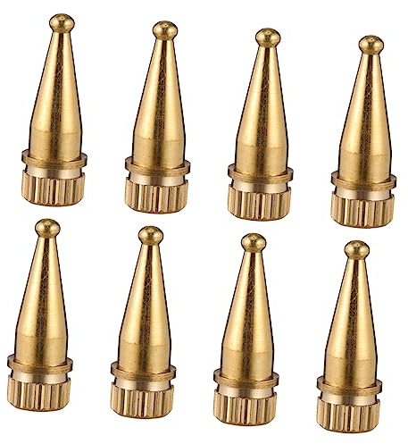 NUOBESTY 8piezas Almohadillas De Cobre Pies Bases De Soporte para Altavoces Puntas De Aislamiento para Altavoz