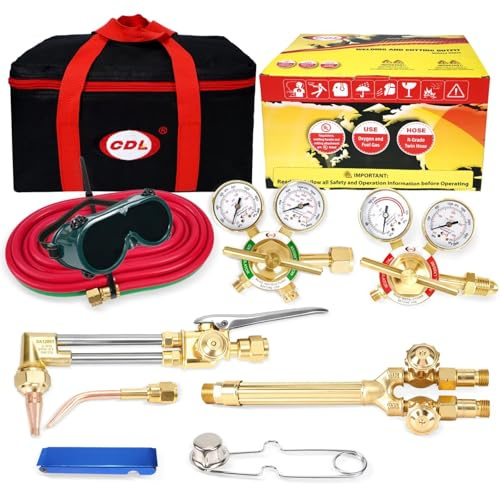 CDL Medium Duty Oxy Acetylene Torch Kit with Check Valves