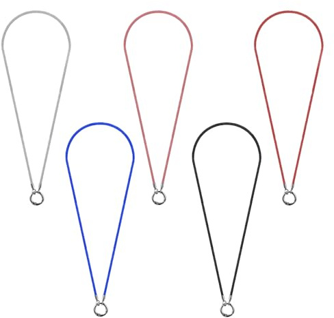 YFTRFR 5 Piezas Soporte para Gafas de Cadena, con Hebilla de Retenedor Material de Aleación Collar de Cordón Antipérdida para Mujeres y Hombres, Personas Mayores, Regalos (5 Color)