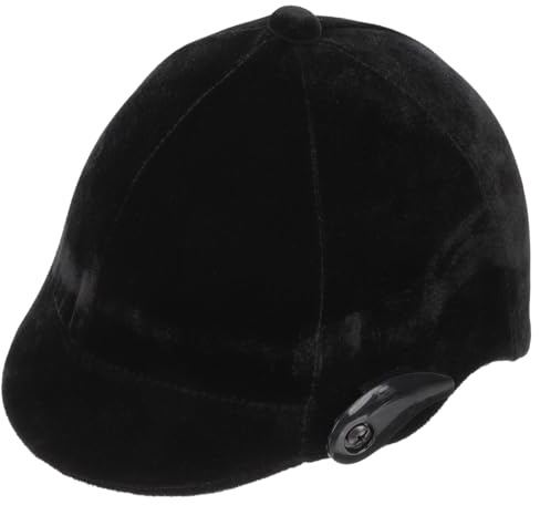 BESPORTBLE Casque D’équitation pour Garçon et Filles Noir, Léger et Ventilé, Réglage