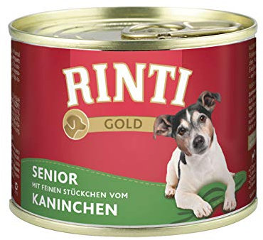 RINTI Gold Senior + Kaninchen12x185g