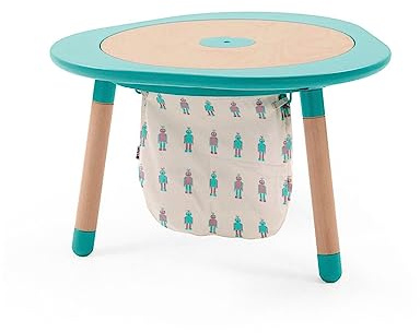 Stokke MuTable Sacca di cotone, Robot - Sacca raccogligiochi per giocattoli di grandezza piccola-media - In morbido cotone - Leggera, Facile da trasportare