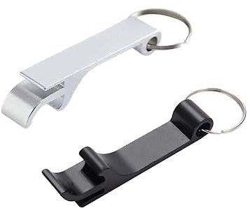 Ouvreur de Bouteille de Bière, 2 Pcs Mini Ouvre-Bouteille, Décapsuleur Porte-Clés, Multifonctionnel Ouvre Bouteille, pour Fête, Festivals, Rassemblements