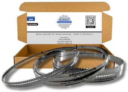 Uddeholm Lot de lames de scie à ruban, 6/10/15 mm, largeur 1400 mm