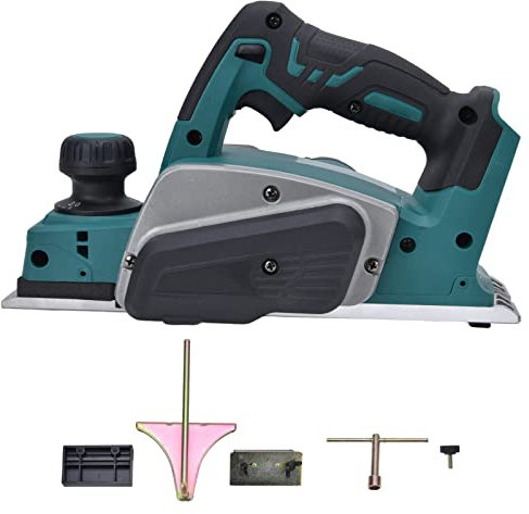 Mavaol Akku-Hobel, 21 V, Lithium, verstellbare Tiefe, glatte Oberfläche, ergonomischer tragbarer elektrischer Handhobel für Holzbearbeitungsprofis