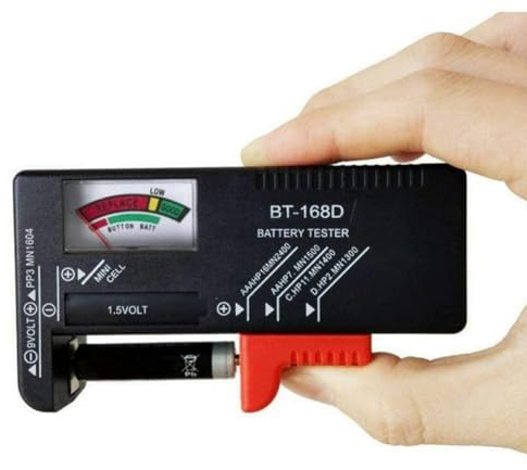Black Universal BT168 Digital Battery Tester Volt Checker for AA AAA 9V Button Multiple Voltage Tools Battery BT-168 Tester Meter Size,Tools and Home Improvement