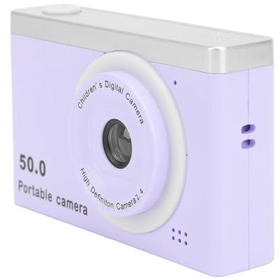 KIMISS D Appareil Photo Numérique HD 50MP 1080P avec Zoom 8X : doté D'appareils Photo Portables Avant et Arrière avec des Filtres Spéciaux pour Une Expérience Photographique Supérieure