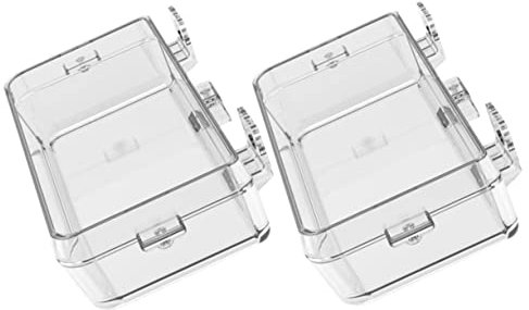 HAPINARY 4 Teiliger Futterspender, Praktischer Reptiliennapf, Reptiliennapf, Kleiner Reptilien Futternapf, Gecko Fütterungswerkzeug, Wassernapf Für Reptilienbecken, Futterbehälter Für