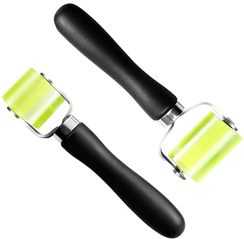 2 rulli di pressione a rullo di pressione in silicone, 30 mm e 50 mm, per sigillare i bordi e per la saldatura di teloni in PVC