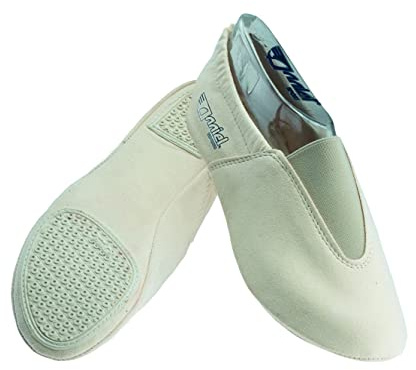 Anniel 2042. Artistic and Vaulting Sneakers in Microfibre. 100% Made in Italy, beige, 36 EU