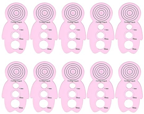 DOITOOL 10 Piezas Herramienta para Quilling Rosa Enrollador de Papel para Filigrana Dispositivo Casero para Rizar Tiras Accesorio DIY para Manualidades Papel Apto para Principiantes y