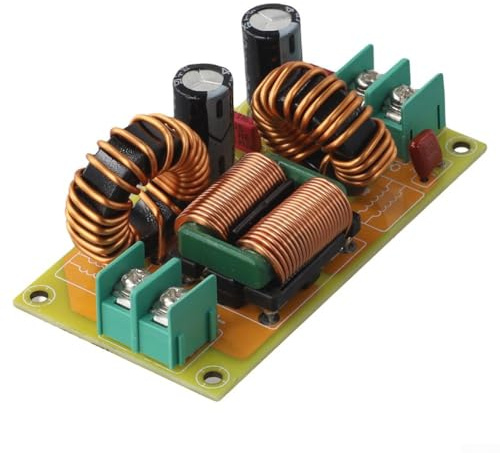Filtro DC LC 10 A 20 A 50 V para supresión de interferencias electromagnéticas, compatible con sistemas de alimentación automotrices y motocicletas (20 A)