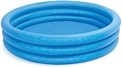 Trädgårdspool, Plaskbassäng Blå 147x33cm Quick-Up Fast Set Family
