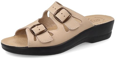 Fly Flot PANTOFOLA Donna 2 FIBBIE 36 Beige