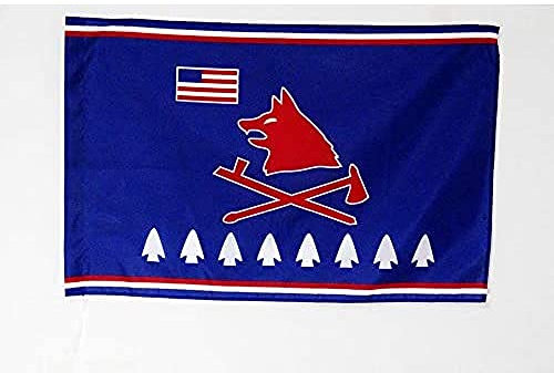 AZ FLAG Bandiera Pawnee 150x90 cm - Bandiera Nativi Americani 90 x 150 cm Foro per Asta