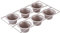 CHEFMADE Popover Kuchen Pan, 6-hohlraum Nicht-Stick Yorkshire Muffin Cupcake Pan Backformen für Ofen Backen (Champagne Gold)