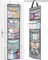 devesanter Over The Door Hanging Organizer 2 Pack - 5 Pockets Storage for Closet, Wardrobe, Toys, Bedroom, Bathroom (Grey)