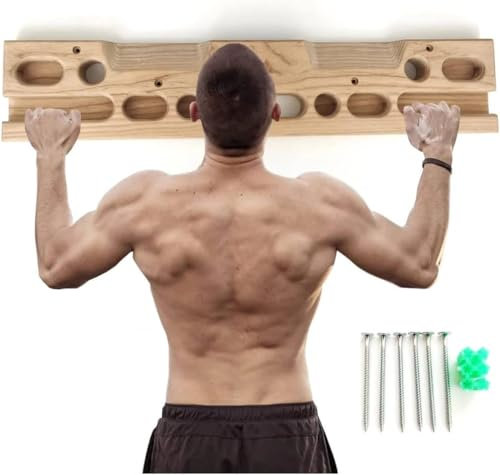 PZFC Trainingsbrett, Kletter-Hangboard, Tragbares Kletter-Hangboard, Kletter-Fingerstärkungsgerät, Hängeübungs-Hangboard-Trainer