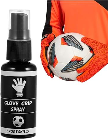 Goalie Grip Spray, Fußballhandschuhe Grip Spray Sticky – 30 ml Anti-Rutsch-Handschuhe Reinigungsmittel, Handschuhreiniger klebriges Spray für erhöhte Haltekraft und Klebrigkeit