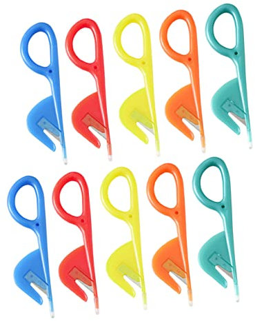 KICHOUSE 10pièces Couteaux à Intestins Grêles Coupe-intestins De Poulet Accessoire De Cuisine Lot