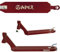 Apex Pro Stunt-Scooter Deck I 46cm-55,9cm Länge I Profi I Fortgeschritten I Trick I Tret I Freestyle I Rolle I Trittbrett I Hochwertig I Park und Street (rot, 600 (51cm))