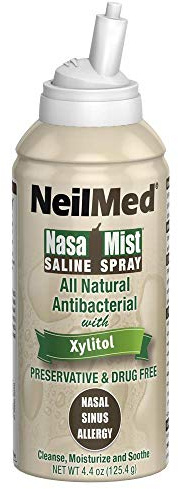 NeilMed Nasamist Saline Spray with Xylitol, 4.5 Ounce (Pack of 1)