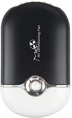 Tongping Mini ventilateur USB pour extension de cils (Noir)