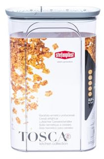 Stefanplast Dispensador de cereales tosca gris lt 2,8