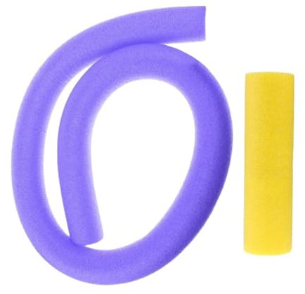 JISADER 150 Cm Tubo in Schiuma per Noodle per Piscina Galleggiante con Connettore, Tubi Galleggianti in Materiali PE per L'allenamento, Galleggianti per Piscine, Strumenti per L'acqua, Viola Solido