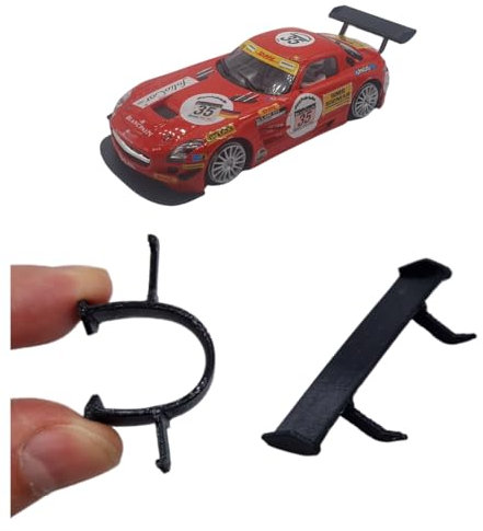 Blackslot Flexibler Spoiler – Carrera zubehör für 132 Mercedes-Benz SLS AMG GT3, Carrera Bahn Tuning ersatzteil kleinteil für slotcars