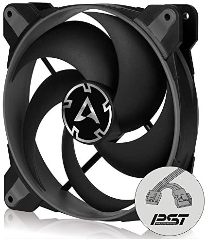 ARCTIC BioniX P140 - PC Lüfter, 140 mm Gaming Gehäuselüfter, PWM PST-Sharing-Funktion, Optimiert für statischen Druck, Kühler, RPM synchron, 200-1950 rpm - Grau