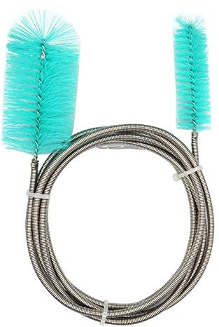 Aquarium Reinigungsbürste,Flexible Aquarium Doppelendige Schlauchbürste Einstellbar Abflussbürste für Aquarium oder Hausküche