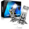 NOVSIGHT H7 LED Headlight Bulb - 90W 30000LM H7 Headlight Bulb, 1:1 Size Super Bright 6500K White Light Conversion Kit, Plug and Play, IP68 Waterproof, Pack of 2