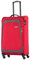 NOWI Korfu Weichschalen Trolley XL – Großer Stoff Koffer 76L mit 4 Doppelrollen & Zahlenschloss | XXL Reisekoffer für Damen & Herren (rot, XL)