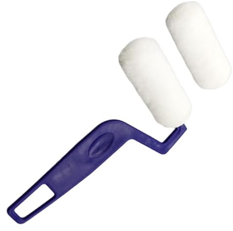 Paint Roller - Paint Roller Brush | Wall Paint Roller Set for Painting with Emulsion Paints Walls & Ceilings House Decoration Small Fine Finish Paint Roller Rollers for Painting