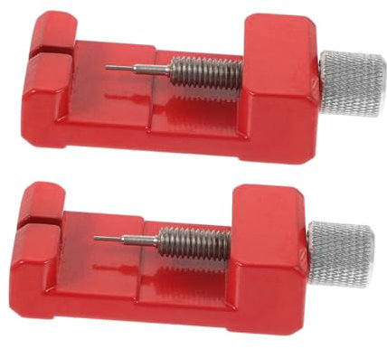 WHAMVOX 2sets Kit Professionale Per Rimozione Dei Link Orologio Strumento Per Cinturini Con Perni Di Ricambio Adatto Per Riparazioni Orologi e Regolazioni Cinturini