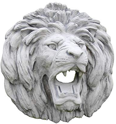 Cadekor. Löwen-Wasserspeier, 80 cm, Wandbrunnen, Basrelief