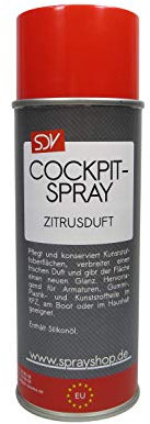 SDV Chemie Cockpitspray Zitrusduft 1x 400ml Cockpit Pflege Reiniger Auto Car