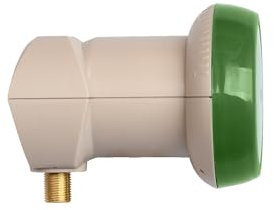 HUMAX Green Power Single-LNB, Stromspar-LNB, Satelliten universal LNB, LTE-Filter, 1 Teilnehmer inkl. Wetterschutzgehäuse und vergoldete F-Buchse, für digitales Fernsehen in HD, Full HD und 4K UHD