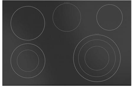 GE WB62X31946 Range Main Top, Glass Cooktop, Black