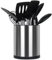 Haiyouneer Estante de Utensilios de Cocina 360° Giratoria Organizador de Utensilios de Cocina Grande Soporte para Utensilios 3 Compartimentos Porta Utensilios