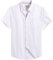 J.VER Mens White Short Sleeve Shirts Cotton Smart Casual Regular Fit Shirt Office Work Non Iron Button Down Oxford Summer Dress Shirt M