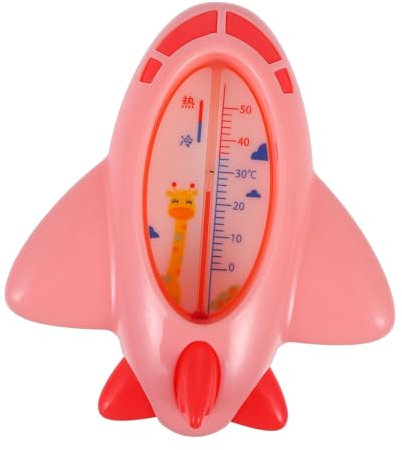 Toyvian Badethermometer Flugzeugform Genaues Wasserthermometer Für Junge Mädchen Und Kleinkinder Multifunktional Als Raumthermometer Sicheres Wasserspiel Für Babybadewanne Leicht Ablesbar